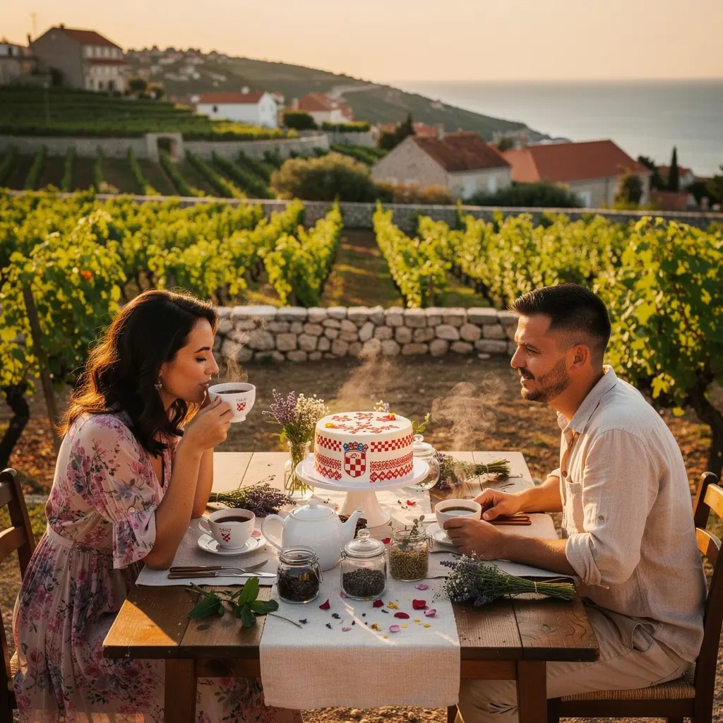 Suhe biljke i cvjetovi posloženi za pripremu čaja