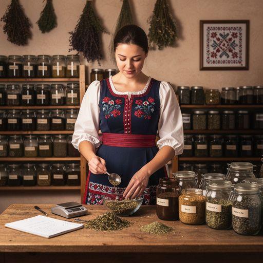 Zeleni čaj s limunom i medom u rustic ambijentu